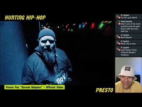 Vinnie Paz - Koresh Babylon (Reaction) HUNTING HIP-HOP