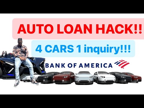 , title : 'BANK OF AMERICA BUSINESS AUTO LOAN HACK! (4 cars 1 inquiry) How I got it!!'