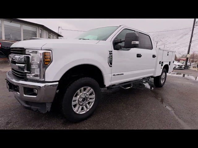 2018 FORD F350 SUPER DUTY CREW CAB PICKUP V8, TURBO DIESEL, 6.7L XLT PICKUP 4D 6 3/4 FT