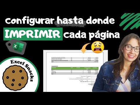 Configurar hasta donde Imprimir cada Página en EXCEL 👍😁.
