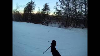 preview picture of video 'Blandford Ski Area GoPro Runs'