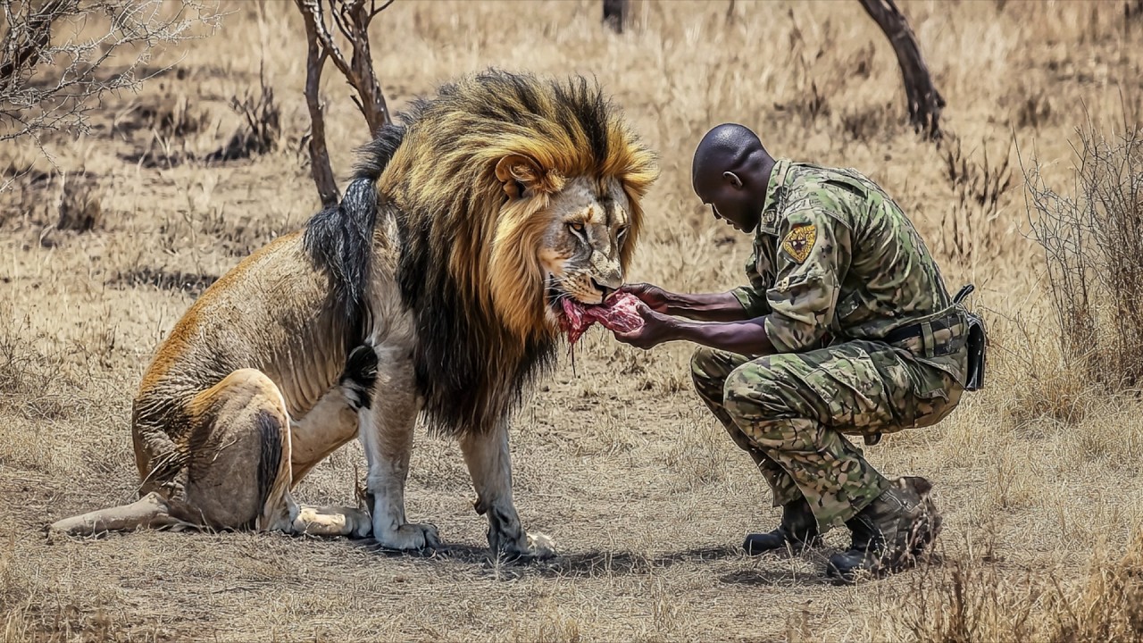 Millionen Parasiten hätten fast einen Löwen getötet – Was dieser Mann tat, wird dich schockieren!