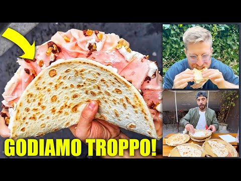 WE EAT THE MOST LEGENDARY PIADINAS IN ALL OF EMILIA ROMAGNA - MAMMA MIA WE ENJOYED IT! (ABSURD)