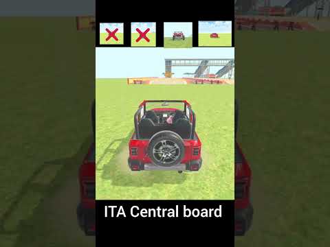 ITA Central board cross challange #automobile #indinbikedrive #indiantheftautosimulator3d