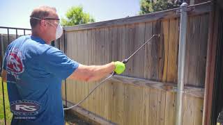 How to Clean an Old Fence with Bleach