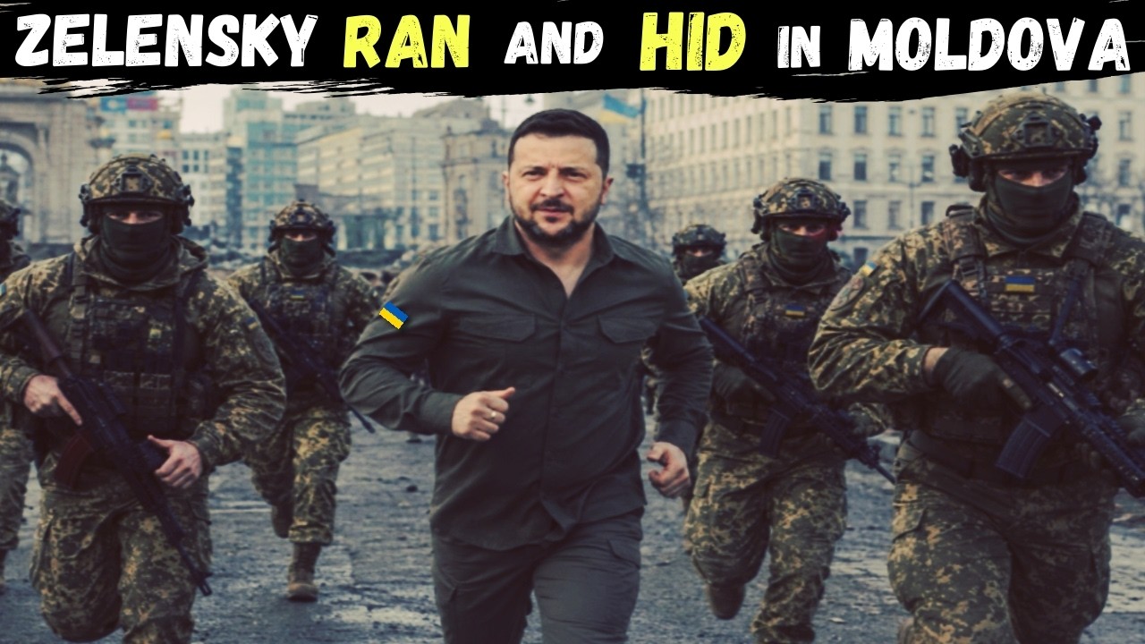 Zelensky hid himself in MOLDOVA while RUSSIA struck KIEV with the World's Most Powerful SRBM missile