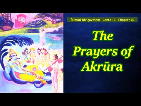 The Prayers of Akrura