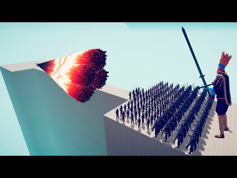 KING and Medieval Army vs EVERY GOD | Totally Accurate Battle Simulator TABS