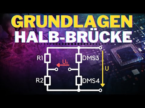 Wheatstone Brücke (Halb-Brücke) einfach erklärt | Funktionsweise Brückenschaltung