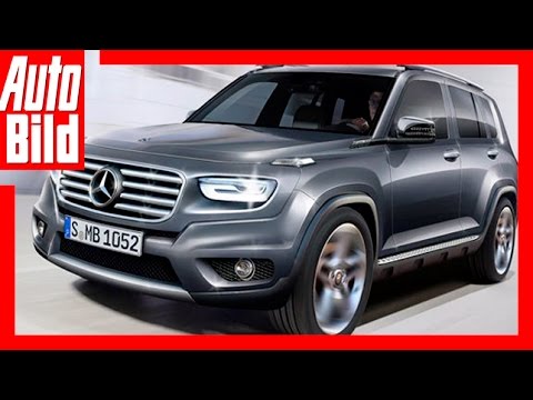 Zukunftsvision: Mercedes GLB (2019) / Mercedes schrumpft die G- Klasse zum GLB