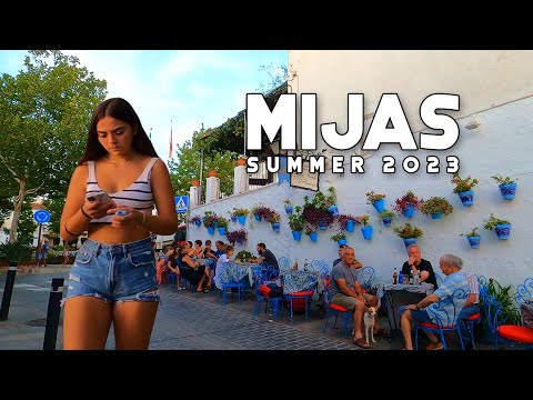 Mijas Pueblo Espanha Atualização do Fantastic Town Summer 2023 | Costa del Sol | Málaga [4K]