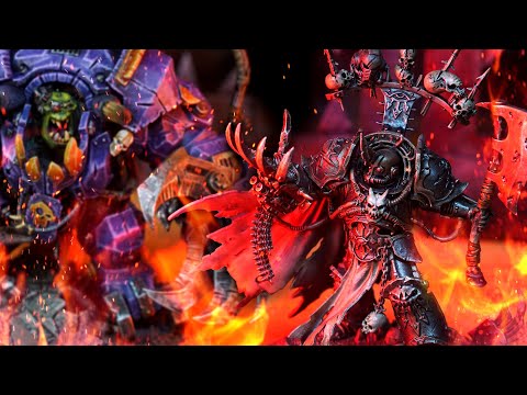 Orks vs Chaos | 500 point narrative Warhammer 40k battle report