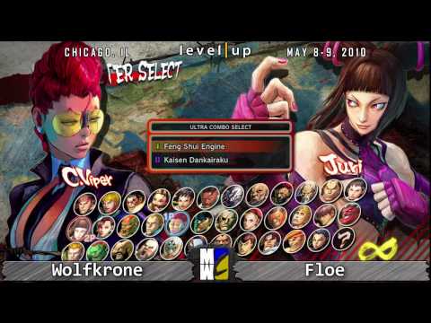MWC 2010 - SSF4 Singles - Wolfkrone (CV) vs Floe (JU, SA)