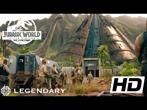 Jurassic world Fallen kingdom (2018) FULL HD 1080p - The park ruins scene Legendary movie clips
