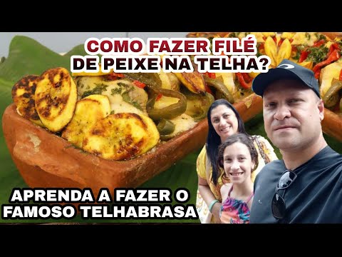 🥩COMO FAZER FILÉ DE PEIXE NA TELHA? 🥩 Aprendendo a fazer o famoso TELHABRASA