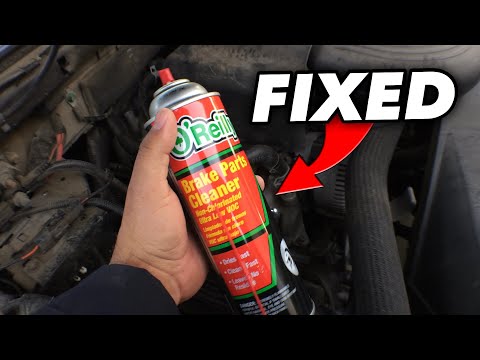 How to [CHEAP] Find Vacuum Leaks with Brake Cleaner