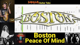 Peace Of Mind - Boston - Guitar + Bass TABS Lesson