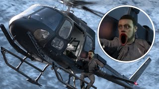 【GTA】ヘリの着陸が下手くそすぎる-銀行強盗#4-