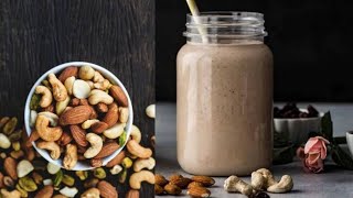 Dry fruit milk shake/Healthy dryfruit milk shake