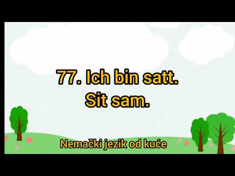 ● Lekcija 49 ●100 RECENICA U PRVOM LICU--JA IMAM, JA SAM , JA DOLAZIM , JA IDEM #nemackijezikodkuce