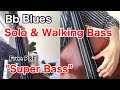 Christian McBride & Ray Brown - Blue Monk(Bb Blues Solo&Bassline Transcription)