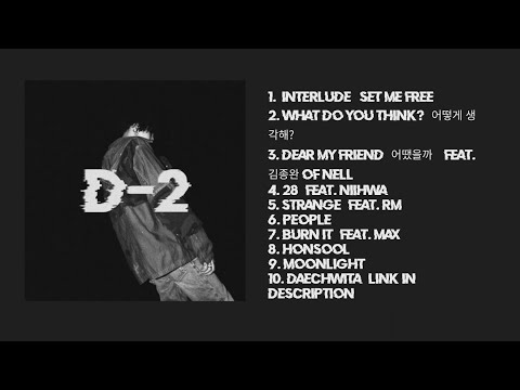 AGUST D "D-2" Full Mixtape (May 2020)