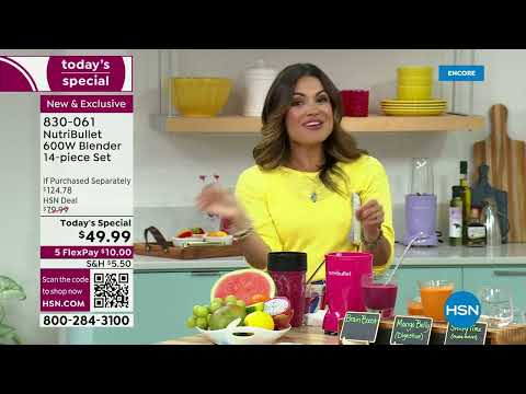 HSN | Nutribullet / Improvements Kitchen 04.07.2023 - 02 AM