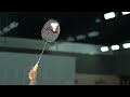 Research Badminton Smash Slow Motion Showing Deformation Of Shuttlecock During Impact Badminton