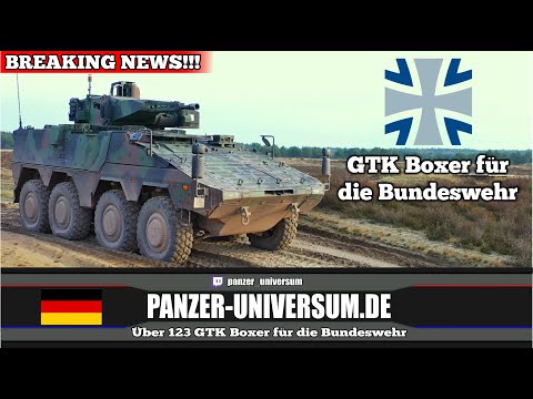 123 Hightech Radpanzer "Boxer" für die Bundeswehr - Neue Aufnahmen des Ketten-Boxer - Breaking News