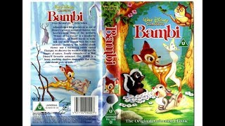 Bambi UK VHS opening...