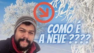 PRIMEIRA NEVE DA ESTAÇÃO - DES MOINES - IOWA - COMO É A NEVE ?