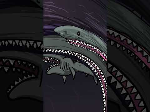 Beware of sharks... in the sky? 🐟 #shorts #shark #animation