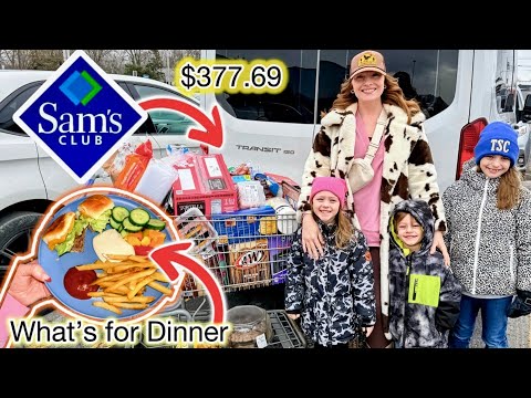 ✨NEW✨ Sam’s Club $377.69 Grocery Haul for My LAGRE Family of 10 | What’s for Dinner! 
