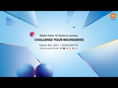 Redmi Note 10 Series Global Launch Event