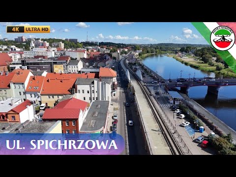 Gorzów Wlkp. [30.08.2025] ul.Spichrzowa po remoncie, dron 4 K, piotr z gorzowa, 66-400, polska 4k