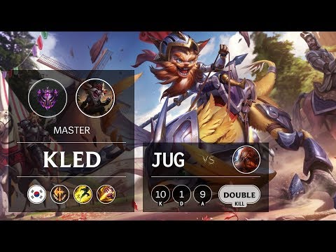 Kled Jungle vs Gragas - KR Master Patch 9.16