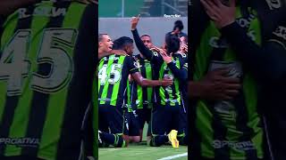 GOOOOOOOOLLLLLL DO AMÉRICA MINEIRO 🐰🟢⚫️⚪️Gabriel Barros abriu o placar no clássico!