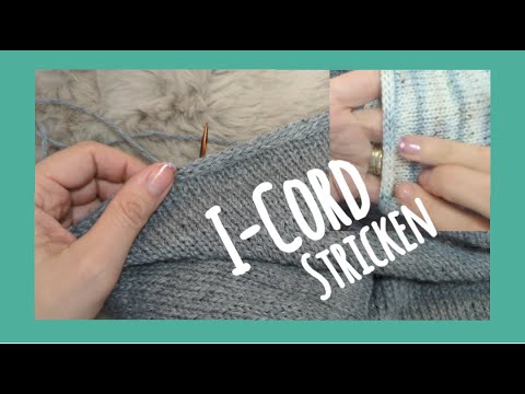 I-cord edge knitting in the round | Cast off | very simple instructions | I-cord finish