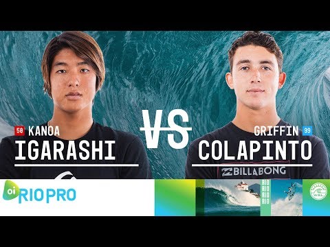 Kanoa Igarashi vs. Griffin Colapinto - Round Three, Heat 5 - Oi Rio Pro 2018