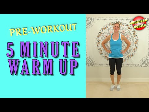 5 Minute WARM UP FOR AT HOME WORKOUTS | A WARM UP for strength training or other workouts