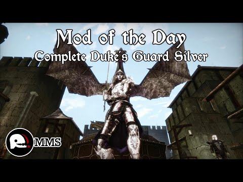 Morrowind Mod of the Day EP139 - Duke's Guard Silver Armor Showcase
