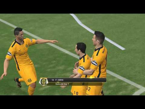 Gol de cervi. Central  1 -  Olimpo 0. Fecha 11. Torneo Primera División 2016/2017.