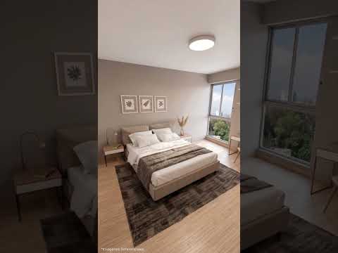 Departamentos de 1 habitación en Residencial Castilla