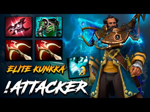 !Attacker Elite Kunkka Player - Dota 2 Pro Gameplay [Watch & Learn]