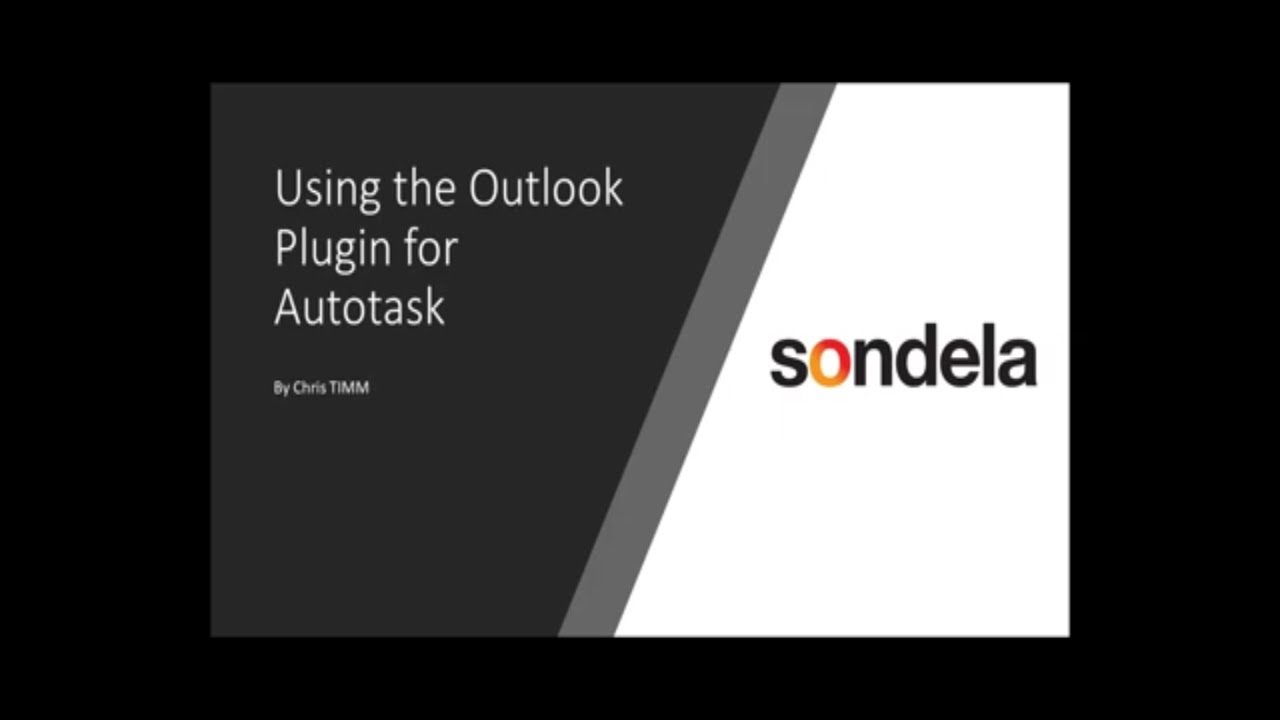 Outlook Plugin for Autotask