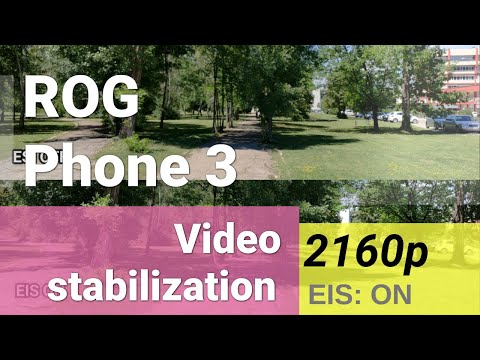 ROG Phone 3 2160p@30fps video sample - stabilization test