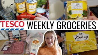 TESCO GROCERY HAUL | Tesco Family Food Shopping Haul Feb 2022 Family of 4 | Grocery Haul UK
