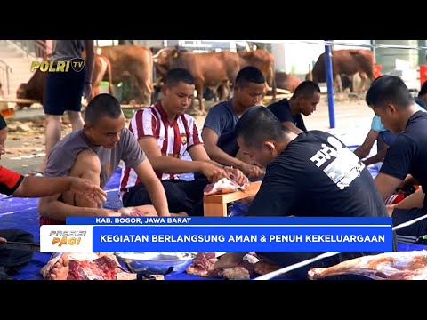 KAPOLRES DAN PERSONEL POLRES BOGOR SALAT DAN KURBAN IDULADHA 1446H