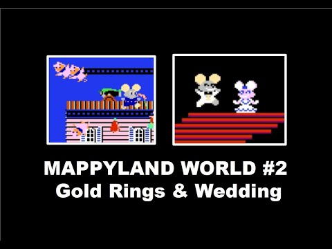 Mappy-Land (NES) World #2 PERFECT Walkthrough Guide: No Hit Speed Run with 86,000 points