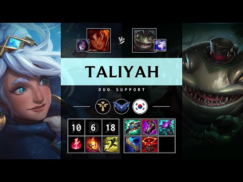 Taliyah Support vs Tahm Kench - KR Diamond Patch 25.10